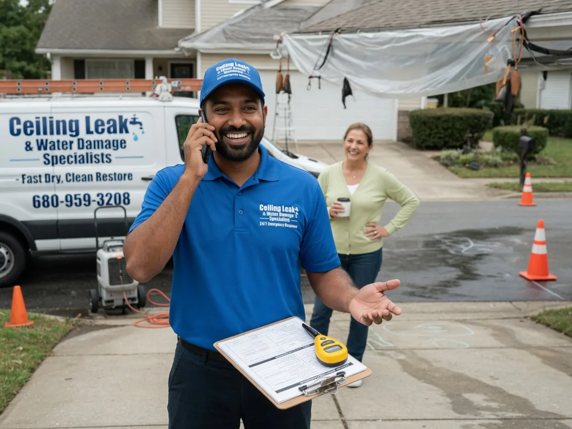 Ceiling Leak Cleanup Mount Aetna, PA FAQs